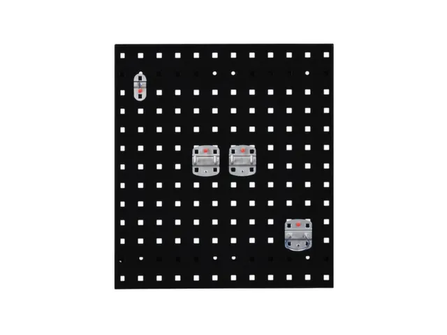 Plaque Perforée Tôle D'acier Hxl 450x500mm Ral9005