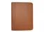 DESQ Schrijfmap A4 met rits Bruin kunstleder