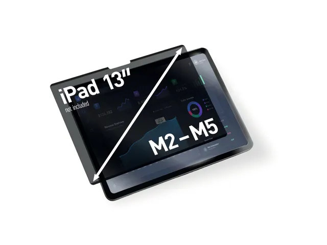 Privacyfilter SELF-ADHESIVE iPad 13 inch M2-M5 antraciet grijs