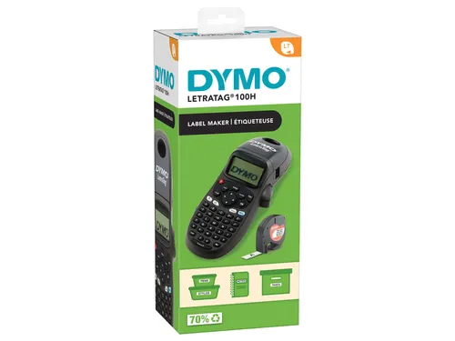 Dymo LetraTag LT-100H ABC Labelprinter 12mm Zwart Tape
