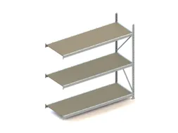 Breedvakstelling Aanbouwveld Hxbxd 2200x2251x800mm 3 Houten Legborden
