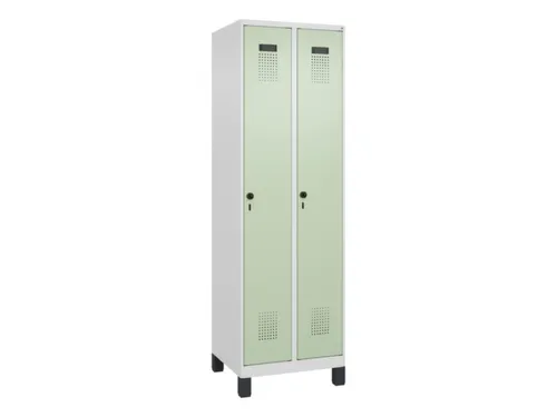 locker voor scheiding van kleding,HxBxD 1950x600x500mm,2vak