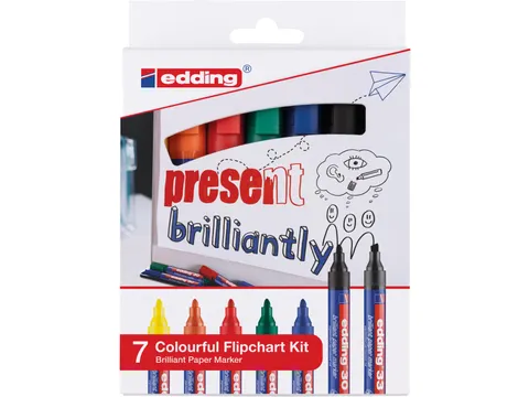 Merkstift brilliant paper marker e-30 en e-33 assorti