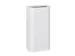 Afvalbak Staal Wit 40 liter open PPA4279