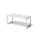 bureau,HxBxD 740x1800x800mm,blad grijswit,sledeframe verkeerswit