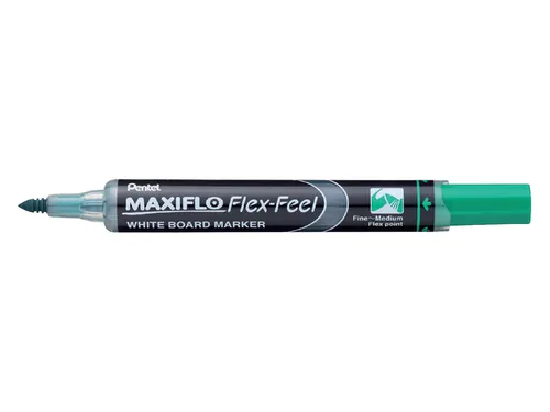 Viltstift Pentel MWL5SBF Maxiflo whiteboard groen 1-5mm