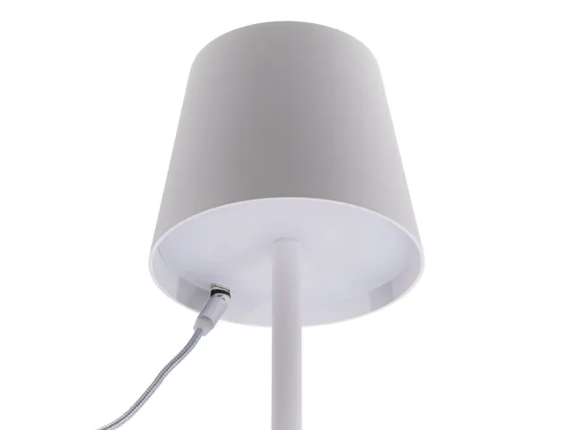 Securit Tafellamp Feline LED Wit oplaadbaar USB dimbaar