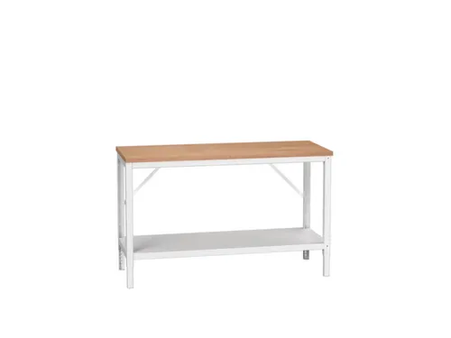 werkbank,HxBxD 780-930x1500x600mm,multiplexblad,4voeten