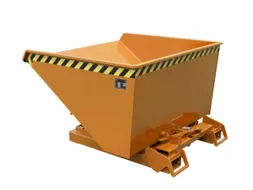 kiepbak,HxLxB 1125x1920x1095mm,1,2m³,draagverm. 1500kg,RAL2000