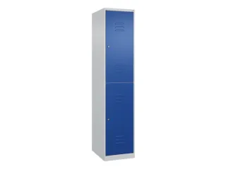 dubbeldekse locker,HxBxD 1850x400x500mm,1x2vak.,vak B 400mm - 1