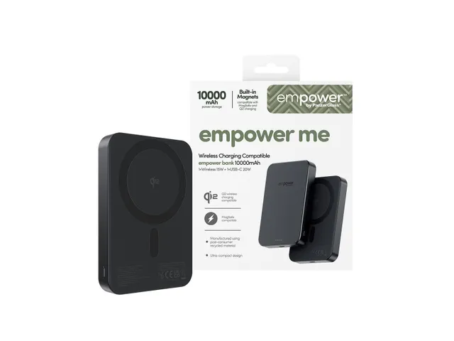 PanzerGlass empower by empower Bank | 10000mAh | Space Black,