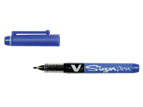 Fineliner Pilot V-Sign Pen Medium Punt Blauw