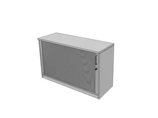 jaloeziedeurkast,HxBxD 720x1200x445mm,1xhouten vloer,MP-lichtgrijs - 7