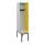 locker met bank,HxBxD 2120x400x815mm,1vak,vak B 400mm,cilinderslot