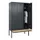 locker met bank,HxBxD 2120x1200x815mm,3vak,vak B 400mm,draaigrendel