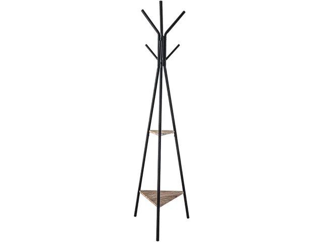 Office Products kapstok Oslo Zwart 6 haken