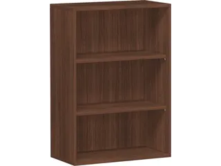 kantoorstelling,HxBxD 1150x800x430mm,2xhouten vloer,decor romp noten - 2