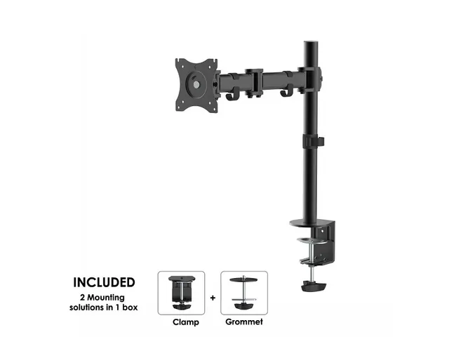 Neomounts Monitorarm 1 Scherm Zwart 30 inch Nm-d135black