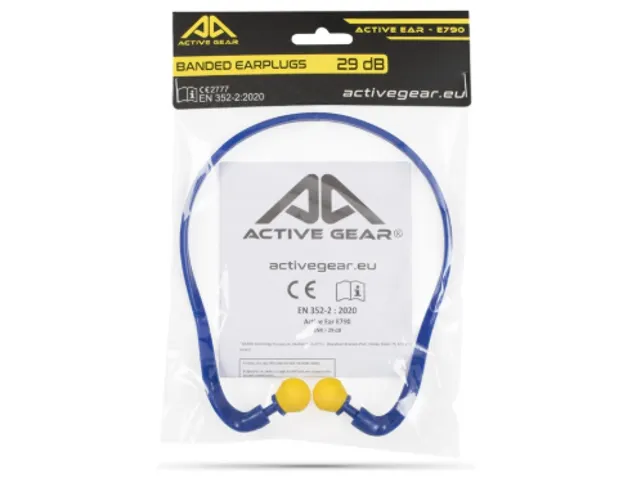 Oordoppen Active Gear 29 dB met beugel geel
