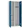 kleding-/wasgoedkast,RAL 7035/RAL 5010,HxBxD 1800x800x500mm,2vak