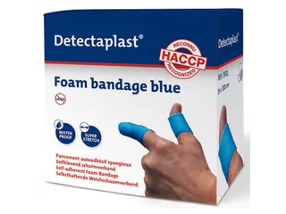 Detectaplast Zelfklevend Schuimverband 6cm x 1mtr Blauw - 1