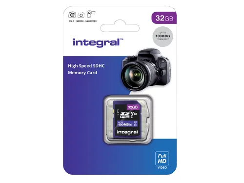Geheugenkaart Integral SDHC V10 32GB