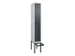 armoire vestiaire noir et blanc,HxlxP 2120x300x815mm,1compart.