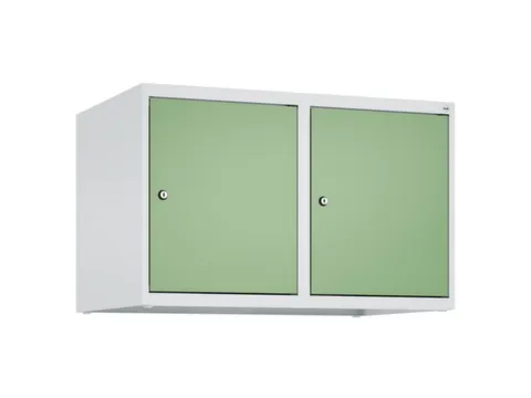 opzetkast,v. locker,2vak.,vak B 400mm,HxBxD 500x800x500mm,vleugeldeur