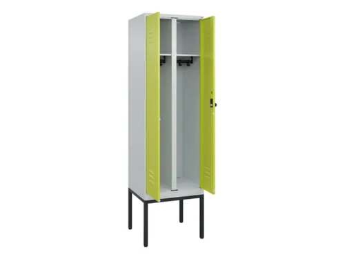 locker voor scheiding van kleding,HxBxD 2120x600x500mm,2vak