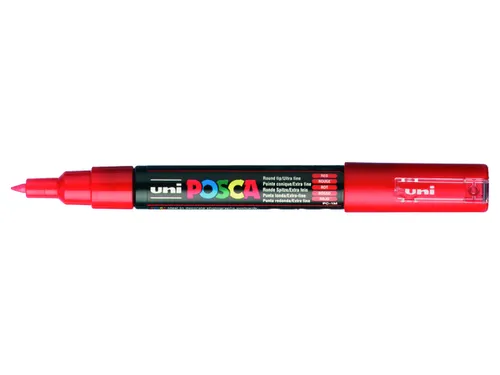 Verfstift Posca PC1MC Extra Fijne punt 0,7-1,0mm rood