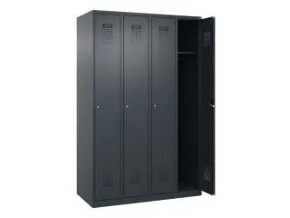 locker,HxBxD 1850x1200x500mm,4vak,vak B 300mm,cil.-slot - 2