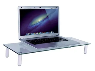 Monitor/laptop standaard SMonitor10 Transparant 8x56x21cm - 1