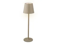 Lampe de table Lumineo LED rechargeable steady intérieur brun