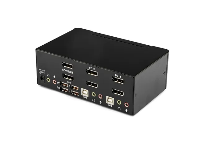 StarTech KVM Switch 2 Poorts Dual Monitor 4K 60Hz DisplayPort