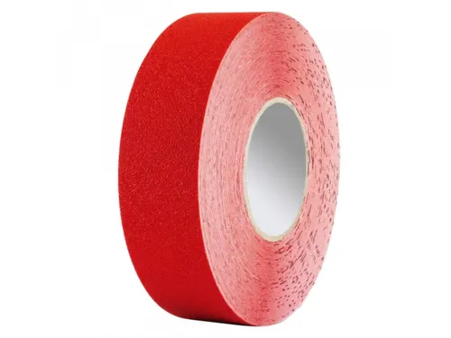 tape,vinyl,rood,band LxB 25mx50mm,met antislip-eigenschappen
