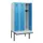 locker met bank,HxBxD 1950x900x815mm,3vak,vak B 300mm,cilinderslot