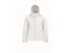 B&C 5JM950 softshell met kap, wit, maat 3XL, per stuk