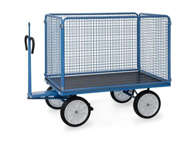 Handtrekwagen Trekoog 6445vz 1000kg 1600x900mm Draadgaas Rubber