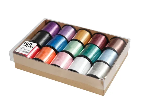 Krullint Creativ Company 50 meter x 10 mm box à 15 kleuren