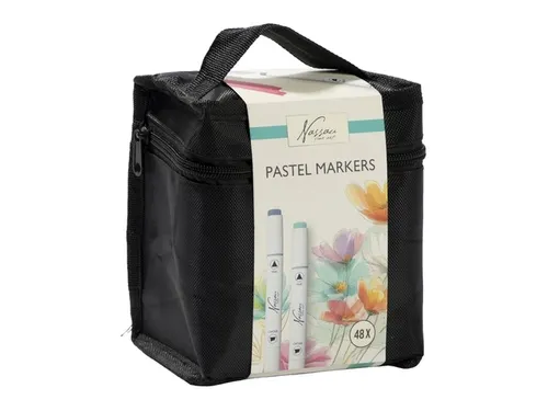 Pastelmarkers Nassau set à 48 kleuren