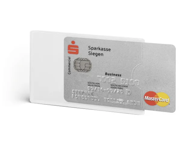 Kredietkaarthoes RFID SECURE transparante voorzijde