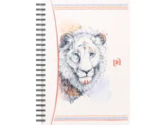 spiraalschrift, A5, 120 bladzijden, geruit 5 mm