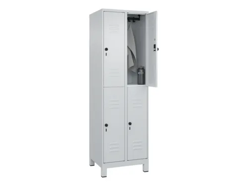 dubbeldekse locker,HxBxD 1950x600x500mm,2x2vak.,vak B 300mm