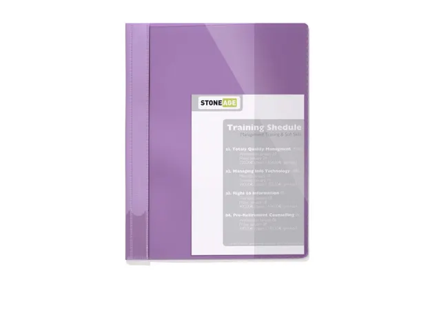 Snelhechtmap Duralux A4 3-Delig Lila