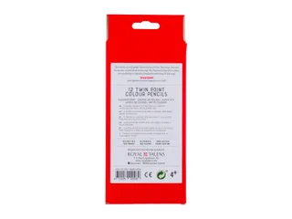 Kleurpotloden Bruynzeel Kids Twin Point assorti 12 stuks - 2