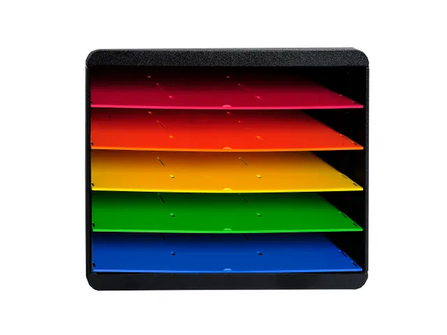 HORIZON Sorteeder 5 vakken harlekijn