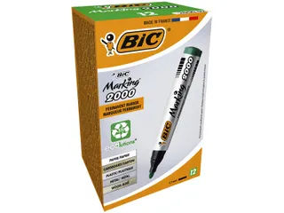 Viltstift Bic 2000 ecolutions rond large groen - 2