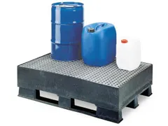 Palletopvangbak 4x 60l 120l Pe 315x 1200x 800mm