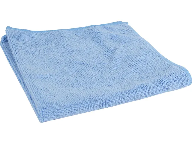 Microvezeldoek 40x40cm blauw, pak van 10 stuks