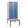 locker met bank,HxBxD 1950x800x815mm,2vak,vak B 400mm,draaigrendel